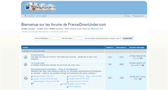 Desktop Screenshot of francedownunder.com